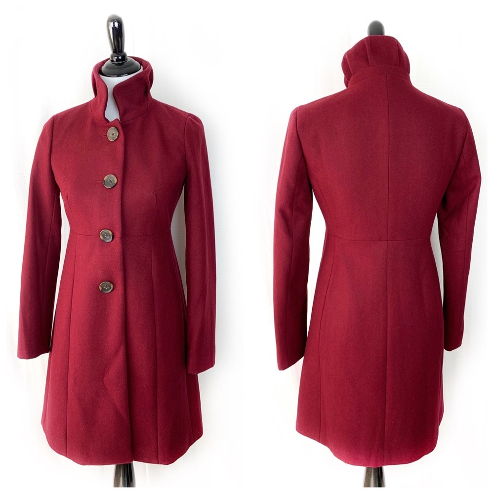 J. Crew Factory Wool Blend Pea Coat NWT